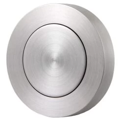 Sabre 65mm Blank Round Rose R65 - Satin Stainless Steel