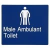 Sabre Male Ambulant Braille Sign -Security Door Locks sab bs mat bw 1