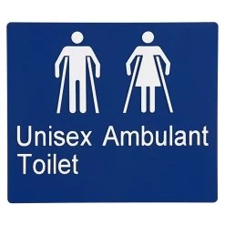 Sabre Unisex Ambulant Braille Sign