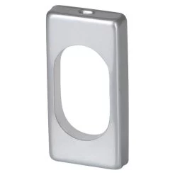 Sabre NS Oval Cylinder Escutcheon - Satin Chrome