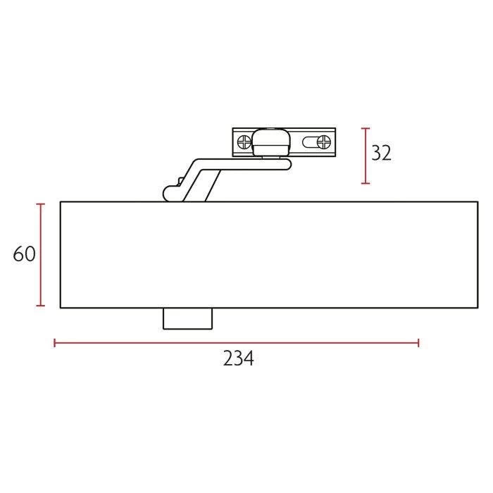 Sabre 835 Door Closer - Black 7 Sabre 835 Door Closer - Black - Image 5