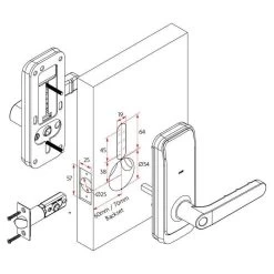Sabre DL700 Digital Smart Lock - Black -Security Door Locks sab dl700 blk 4