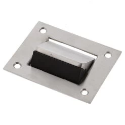 Sabre 13312 Retractable Door Stop - Satin Stainless Steel