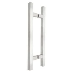 Sabre 1145 Entrance Pull Handle Set - Satin Stainless Steel - 600mm