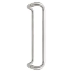 Sabre 1231 Entrance Pull Handle Set - Satin Stainless Steel - 600mm