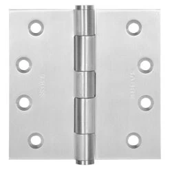 Sabre Fixed Pin Butt Hinge - Satin Stainless Steel - 100x100x2.5mm