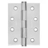 Sabre Fixed Pin Butt Hinge - Satin Stainless Steel - 100x75x2.5mm