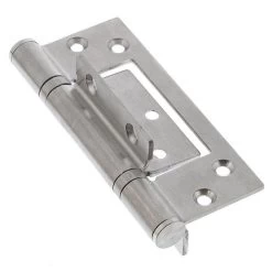 Sabre Heavy Duty Fast Fix Wrap Around Hinge - Satin Stainless Steel - 125x86mm