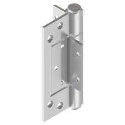 Sabre Heavy Duty Aluminium Fast Fix Hinge - Aluminium Door - Satin Natural Anodised - 130mm