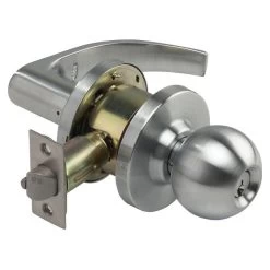 Sabre KL410 Key In Lever (int) / Knob (ext) Storeroom Set - Satin Chrome