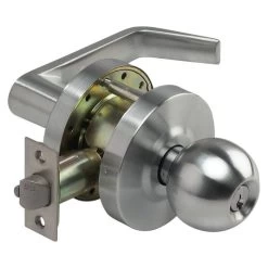 Sabre KL510 Key In Lever (int) / Knob (ext) Storeroom Set - Satin Chrome