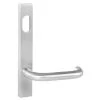 Sabre Narrow Plate External Cylinder & Lever Plate - Satin Stainless Steel