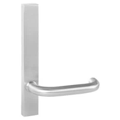 Sabre Narrow Plate External Lever Only Plate - Satin Stainless Steel