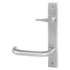 Sabre Narrow Plate Internal Visible Accessible Turn & Lever Plate - Satin Stainless Steel - Right Handed -Security Door Locks sab nss val h01 r ss 1