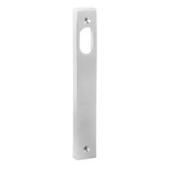 Sabre Narrow Plate Internal Cylinder Only Plate - Satin Stainless Steel
