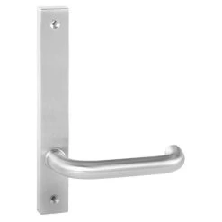 Sabre Narrow Plate Internal Lever Only Plate - Satin Stainless Steel