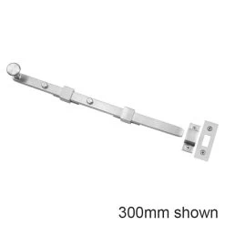 Sabre PB01 - Concealed Fix Panic Bolt - Satin Stainless Steel