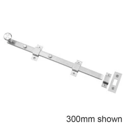 Sabre PB02 - Visible Fix Panic Bolt - Satin Satinless Steel