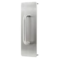 Sabre 300x100mm Concealed Fix Pull Plate With 150x16mm D Pull Handle - Satin Stainless Steel
