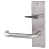 Sabre Wide Plate Visible Fix With Accessible Turn And Lever - Right Handed -Security Door Locks sab wps val h01 r ss 1