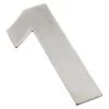 Superior Brass 48911 Numeral 1 - Satin Satinless Steel - 130mm H