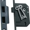 Tradco 1140 3 Lever 44mm Backset Mortice Lock - Antique Copper -Security Door Locks tha 1140 1