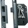 Tradco 1148 3 Lever 44mm Backset Rebated Mortice Lock - Antique Copper -Security Door Locks tha 1148 1