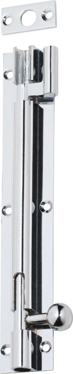 Tradco 1348 - Off Set Barrel Bolt - Chrome Plate - 150mm