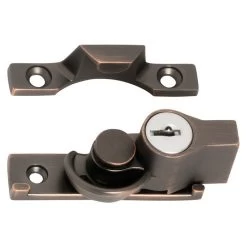 Tradco 1613 Sash Window Lock Narrow - Antique Copper
