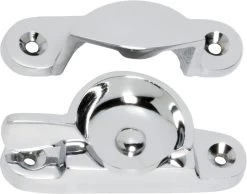 Tradco 1620 Sash Window Fastener - Chrome Plate