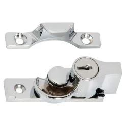 Tradco 1623 Sash Window Lock Narrow Lock - Chrome Plate