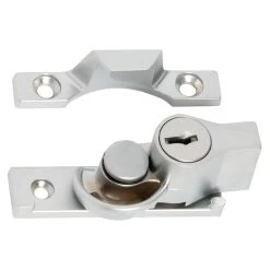 Tradco 1624 Sash Window Lock Narrow - Satin Chrome