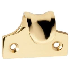Tradco 1637 Sash Window Lift Dished - Polished Brass