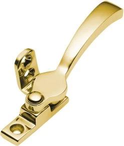 Tradco 1678 Hopper Window Wedge Fastener - Polished Brass
