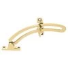 Tradco 1704 Casement Window Quadrant Stay - Polished Brass - 150mm