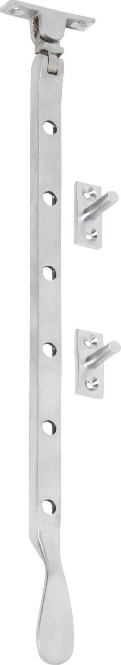 Tradco 1729 Casement Window Stay - Satin Chrome - 300mm