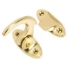 Tradco 1737 Hopper Window Spur Catch - Polished Brass -Security Door Locks tha 1737 1
