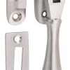 Tradco 1752 Casement Window Tear Drop Longthrow Fastener - Satin Chrome -Security Door Locks tha 1752 1