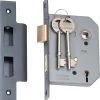 Tradco 2159 5 Lever High Security 57mm Backset Mortice Lock - Antique Copper