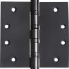 Tradco 2969 Ball Bearing Fixed Pin Butt Hinge - Matte Black - 100x100x3mm 2 Tradco 2969 Ball Bearing Fixed Pin Butt Hinge - Matte Black - 100x100x3mm -Security Door Locks tha 2969 1