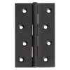 Tradco 2972 Fixed Pin Butt Hinge - Matte Black - 100x60x2.5mm -Security Door Locks tha 2972 1