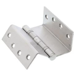 Trio T714432FP Ball Bearing Loose Pin Hospital Hinge - Satin Stainless Steel - 100x144x3.2mm
