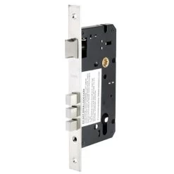 Zanda 1143 Euro 60mm Backset Mortice Lock - Satin Stainless Steel